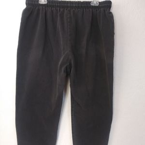 80s Vintage Slouch Denim Black Pants